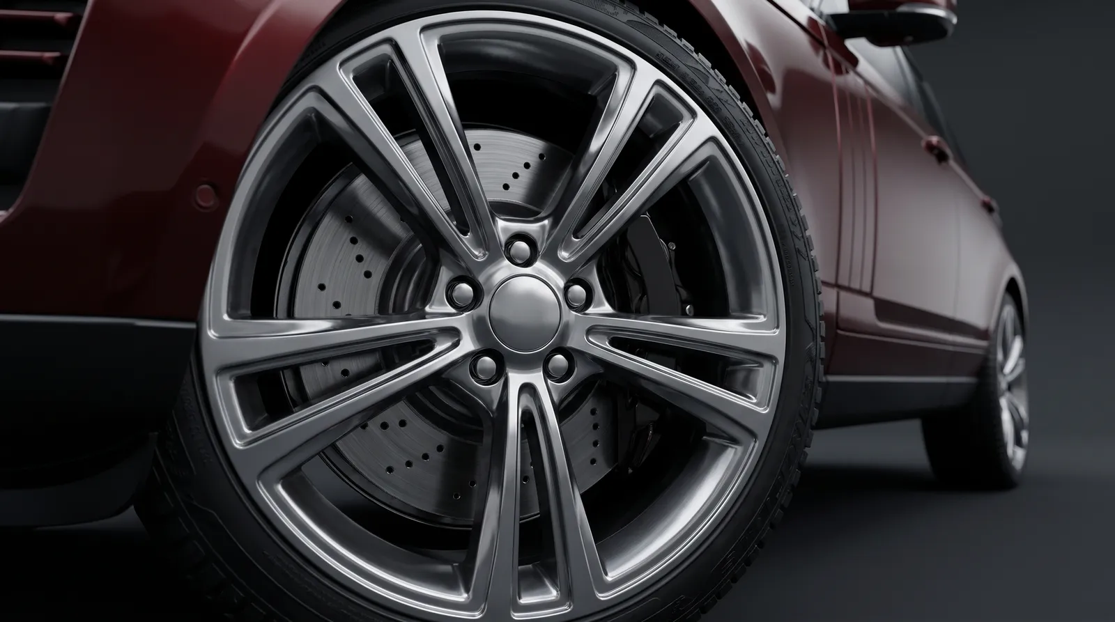 Detail van een Bentley Bentayga