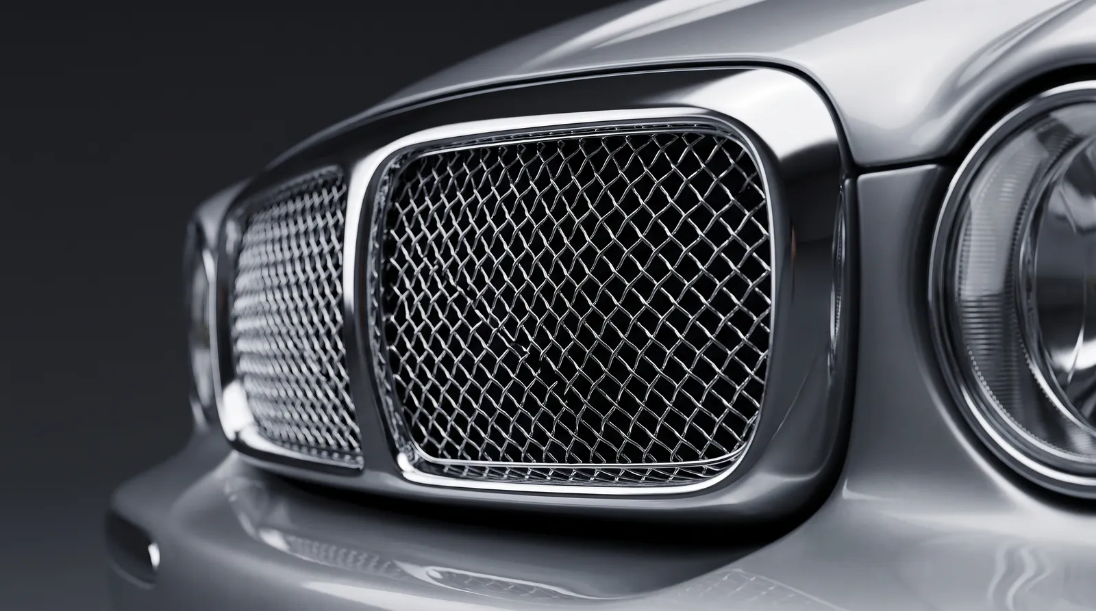Detail van een Bentley Flying Spur