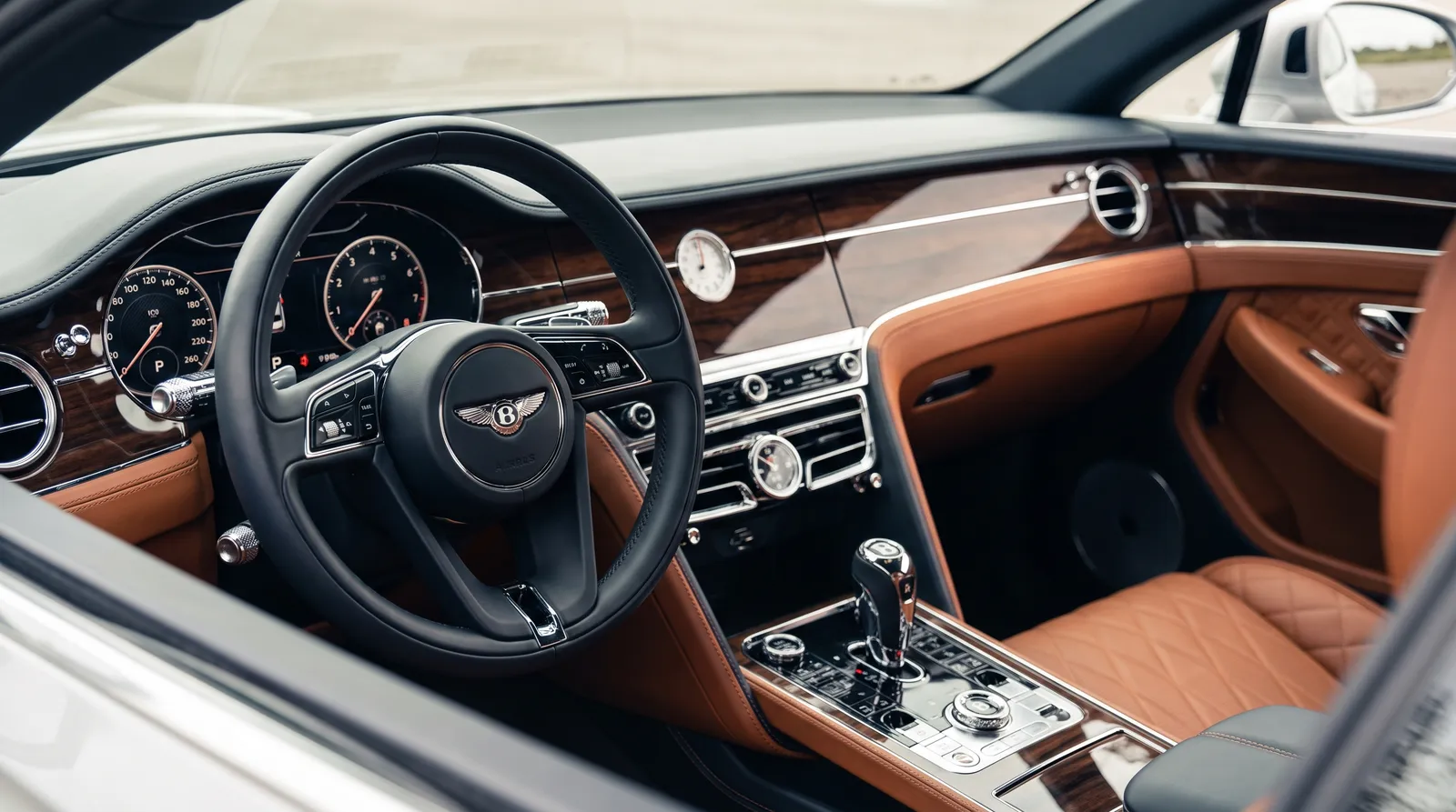 Interieur van een Bentley